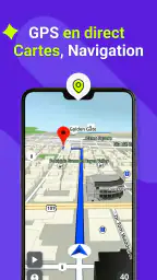 GPS, cartes, navigation vocale screenshot
