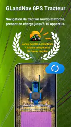 GPS pour Tracteur - GLandNav screenshot