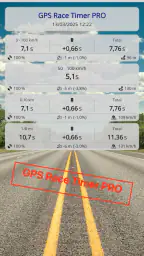 GPS Race Timer screenshot
