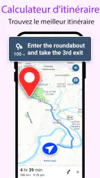 GPS Satellite voir Terre Carte screenshot