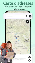 GPS Satellite voir Terre Carte screenshot