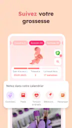 Grossesse: suivi & calendrier screenshot
