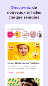 Grossesse: suivi & calendrier screenshot