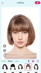 Hairstyle Try On - Coiffure IA screenshot
