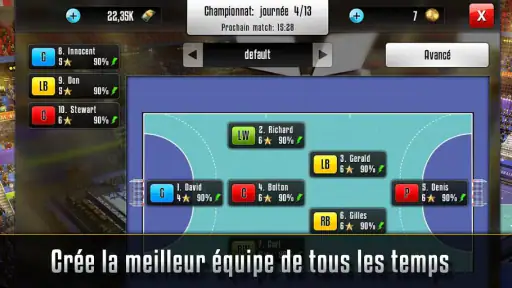 Handball Manager screenshot