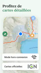 Hika - Rando Sentier Carte GPS screenshot