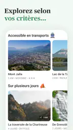 Hika - Rando Sentier Carte GPS screenshot