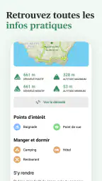 Hika - Rando Sentier Carte GPS screenshot