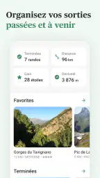 Hika - Rando Sentier Carte GPS screenshot