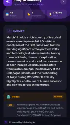 Histoday: History & Quizzes screenshot