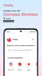 Holafly eSIM Internet illimité screenshot