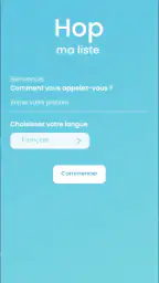 Hop ma liste screenshot