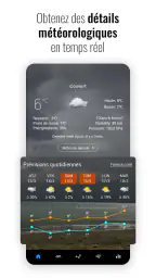 Horloge et météo Sense Flip screenshot