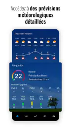 Horloge et météo Sense Flip screenshot
