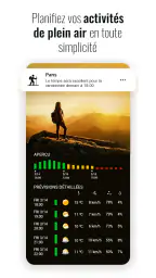 Horloge et météo Sense Flip screenshot