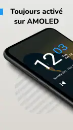 Horloge Fond d'Écran AMOLED screenshot