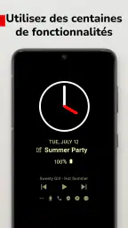 Horloge Fond d'Écran AMOLED screenshot