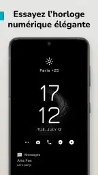 Horloge Fond d'Écran AMOLED screenshot