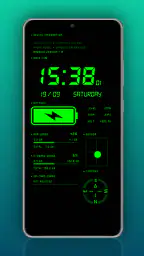Horloge numérique fond d'écran screenshot