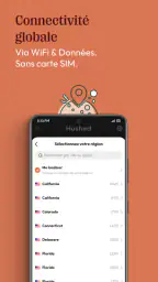 Hushed Numéro de téléphone SMS screenshot