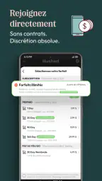 Hushed Numéro de téléphone SMS screenshot