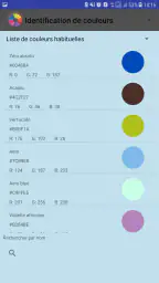 Identification de couleurs screenshot