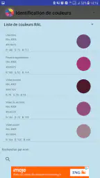 Identification de couleurs screenshot