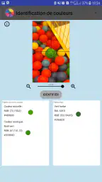 Identification de couleurs screenshot