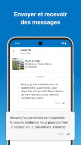 Indomio. Achat propriétés screenshot