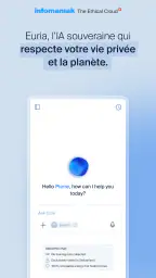 Infomaniak Euria screenshot