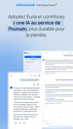 Infomaniak Euria screenshot