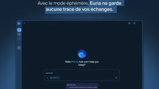 Infomaniak Euria screenshot