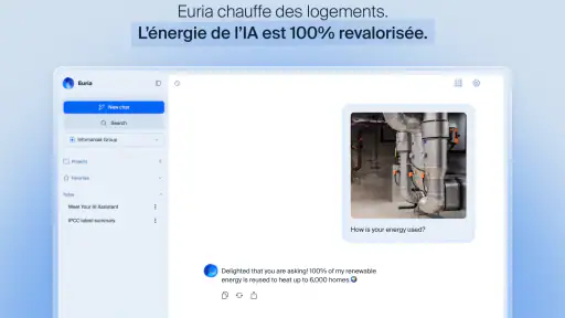 Infomaniak Euria screenshot
