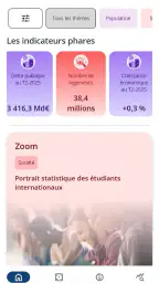 Insee Mobile screenshot
