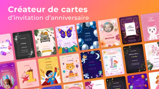 Invitation d'anniversaire screenshot