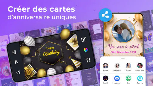 Invitation d'anniversaire screenshot