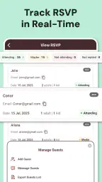 Invitation Maker & RSVP Cards screenshot