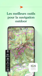 Iphigénie carte IGN hors ligne screenshot