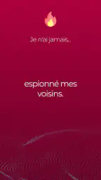 Je n'ai jamais : Jeu de soirée screenshot