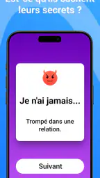 Je n'ai Jamais - Jeu Couple screenshot
