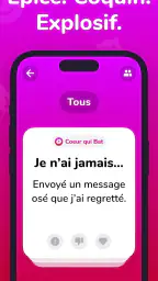 Je N'ai Jamais - Jeux Soiree screenshot