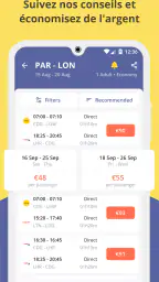 Jetcost : vols et voiture screenshot