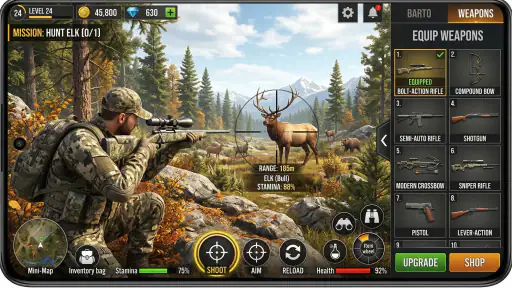 Jeu de chasse aux animaux screenshot