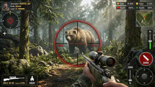 Jeu de chasse aux animaux screenshot