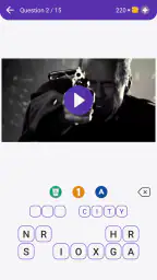 Jeu de Film: Quiz Cinema, Game screenshot