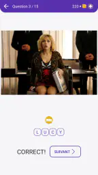 Jeu de Film: Quiz Cinema, Game screenshot