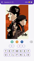 Jeu de Film: Quiz Cinema, Game screenshot