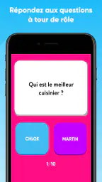 Jeu de quiz de couple screenshot