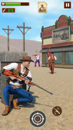 Jeu de tir et d survie western screenshot