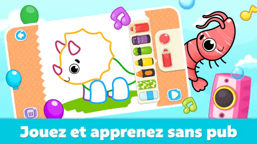 Jeux de dessin: coloriage bébé screenshot
